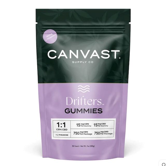 Canvast Drifters CBD Sleep Gummies with CBD + CBN + L-Theanine