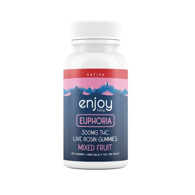 Enjoy Hemp Enjoy D9 Euphoria Live Rosin Gummy (Sativa) 12 mg ea