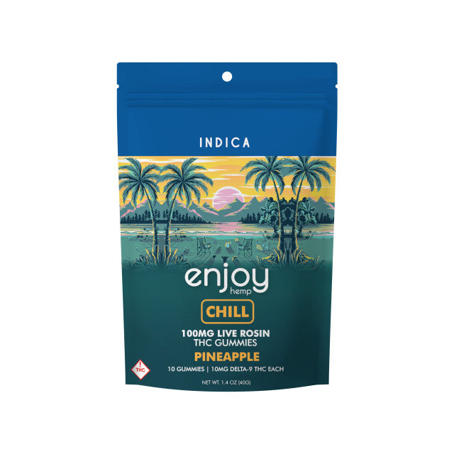 Enjoy Hemp Enjoy D9 Chill Live Rosin Gummy (Indica) 10 mg ea
