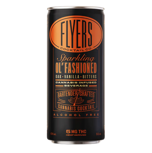 Flyers THC Infused Craft Cocktails - Old Fashioned 12oz 5mg THC