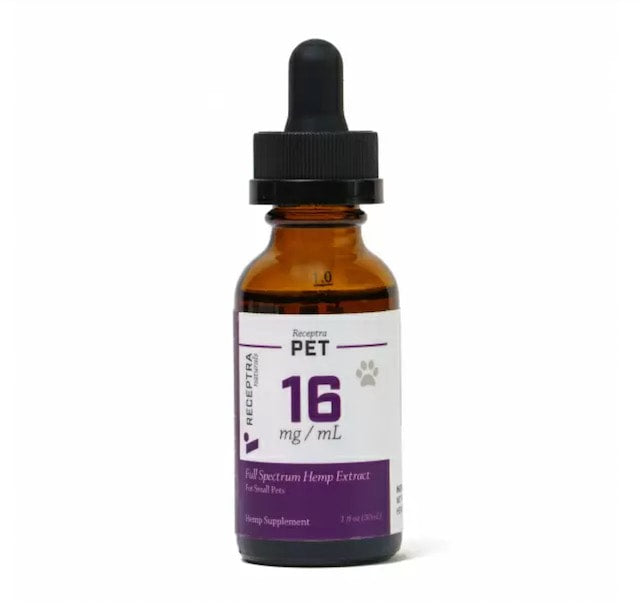 Receptra Pet Full Spectrum Hemp Extract with cbd