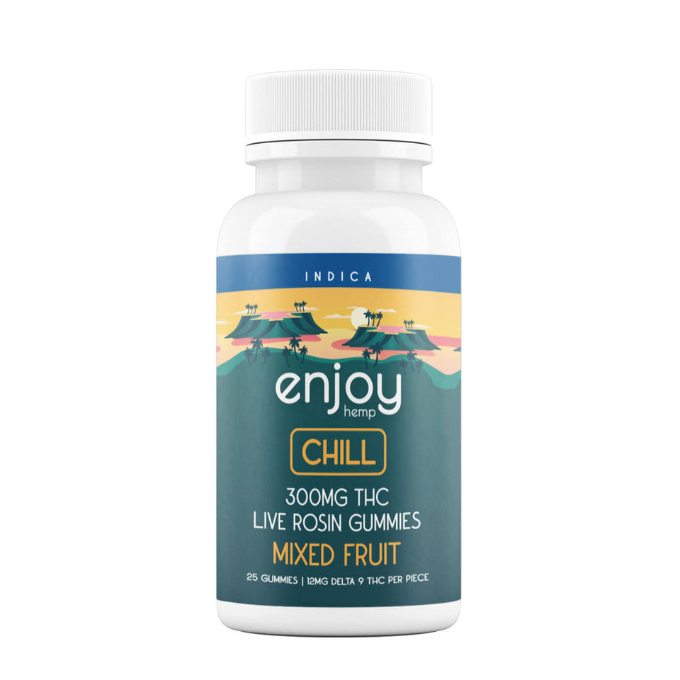Enjoy Hemp Enjoy D9 Chill Live Rosin Gummy (Indica) 10 mg ea