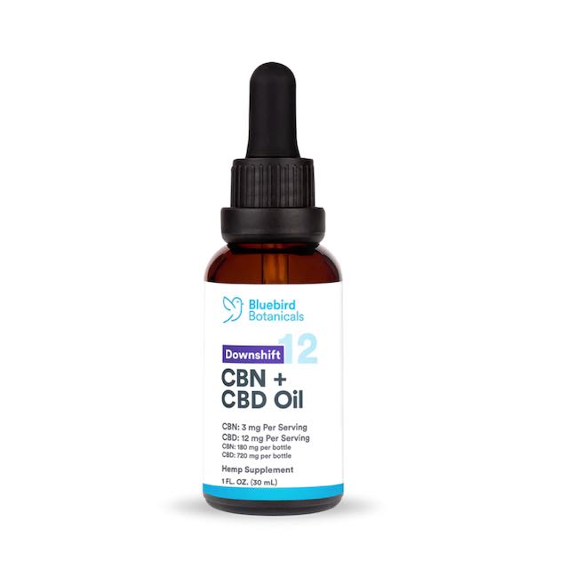 Bluebird Botanicals Downshift CBN + CBD Oil