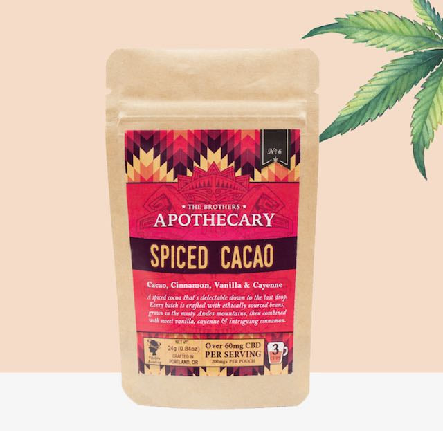 Brothers Apothecary Spiced Cacao CBD Hot Chocolate 3 Servings, 200 mg cbd