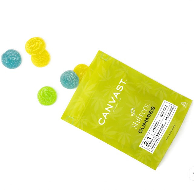 Canvast CBD + D9 Gummies - 20 mg cbd + 10 mg thc + Electrolytes/Gummy - 10 ct bag