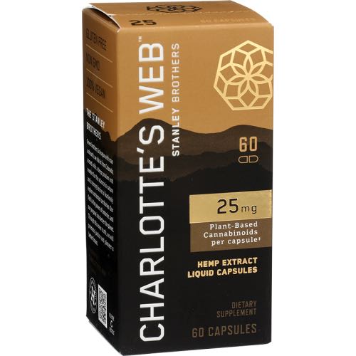 Charlotte's Web 25 mg CBD Oil Liquid Capsules