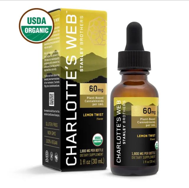 Charlotte's Web Maximum Strength CBD Oil 60 mg/1 ml