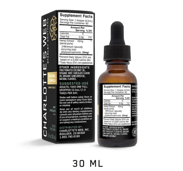 Charlotte's Web Original Formula CBD Oil 50 mg/ml