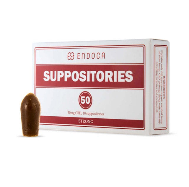 Endoca Hemp Extract Suppositories with 500mg cbd