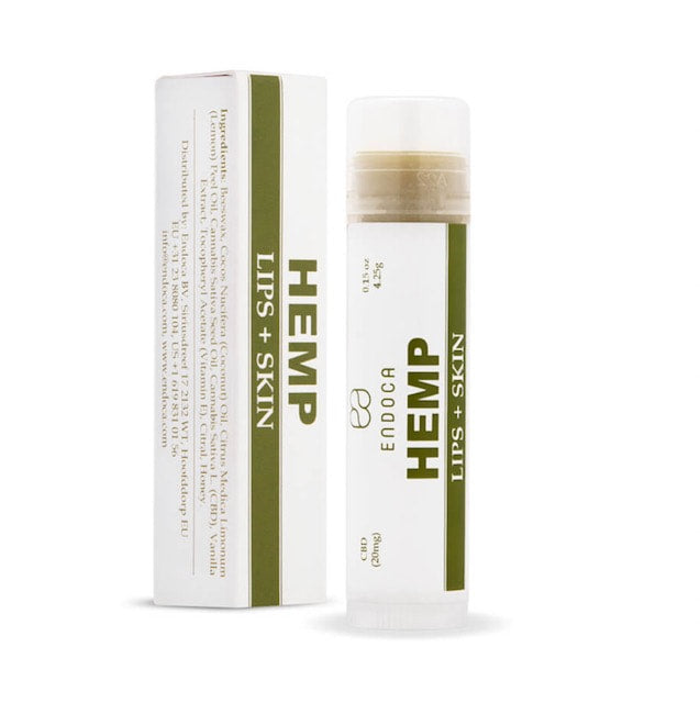 Endoca Hemp Infused Lip & Skin Balm with 20 mg of cbd