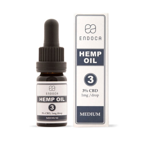 Endoca Hemp Oil Tincture 10 ml/300 mg, 10 ml/1500mg