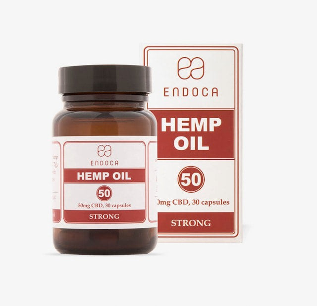 Endoca Hemp Oil Capsules with cbd