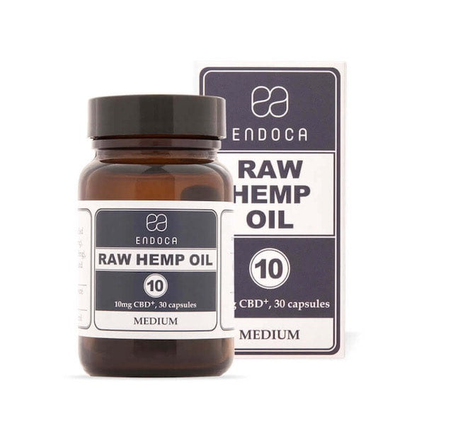 Endoca Raw Hemp Oil Capsules with cbd