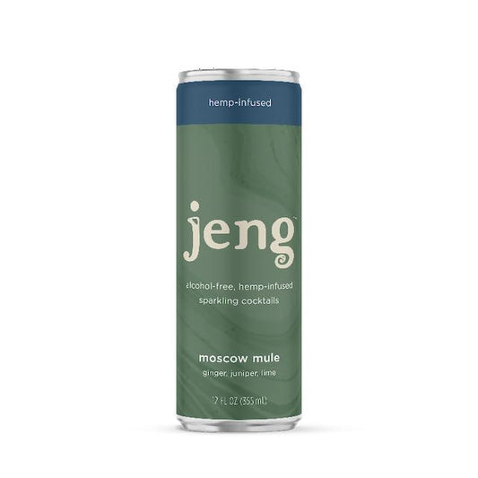 Jeng CBD Infused Alcohol Free Sparkling Cocktail - Ginger, Juniper & Lime