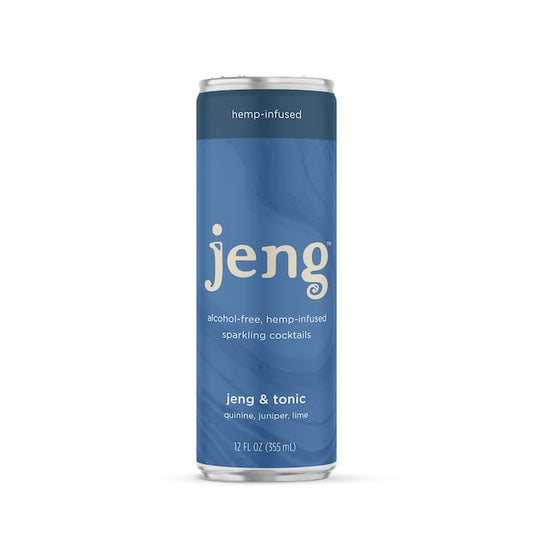 Jeng & Tonic Alcohol Free Sparkling CBD Beverage