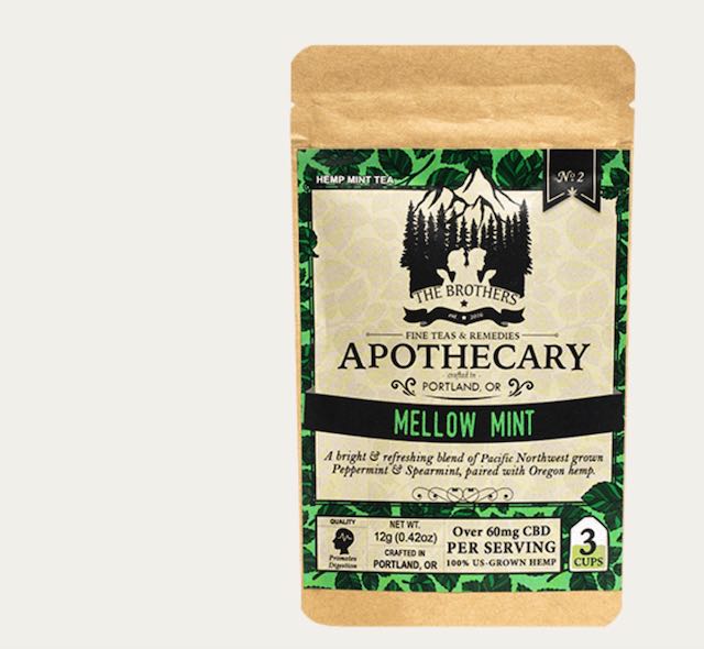 Brothers Apothecary Mellow Mint CBD Tea 60 mg/serving