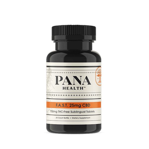 Panacea F.A.S.T. Sublingual Tablets 25 -50 mg cbd/tablet