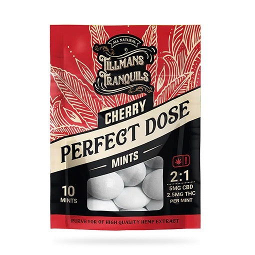 Tillmans Tranquils Perfect Dose Mints 5mg CBD 2.5mg THC