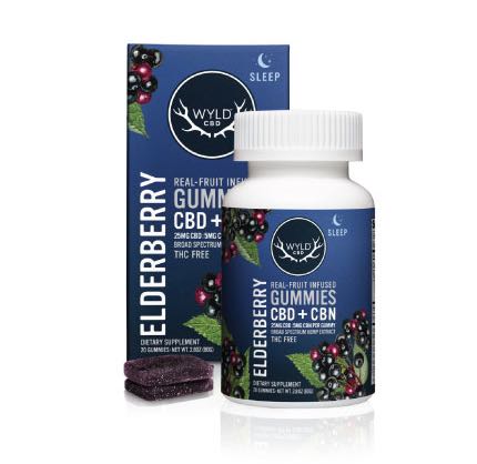 Wyld Elderberry CBD + CBN Sleep Gummies